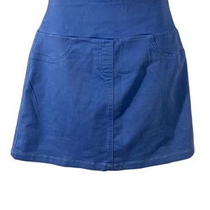 43-2 Teezher blue pull on scooter skirt S